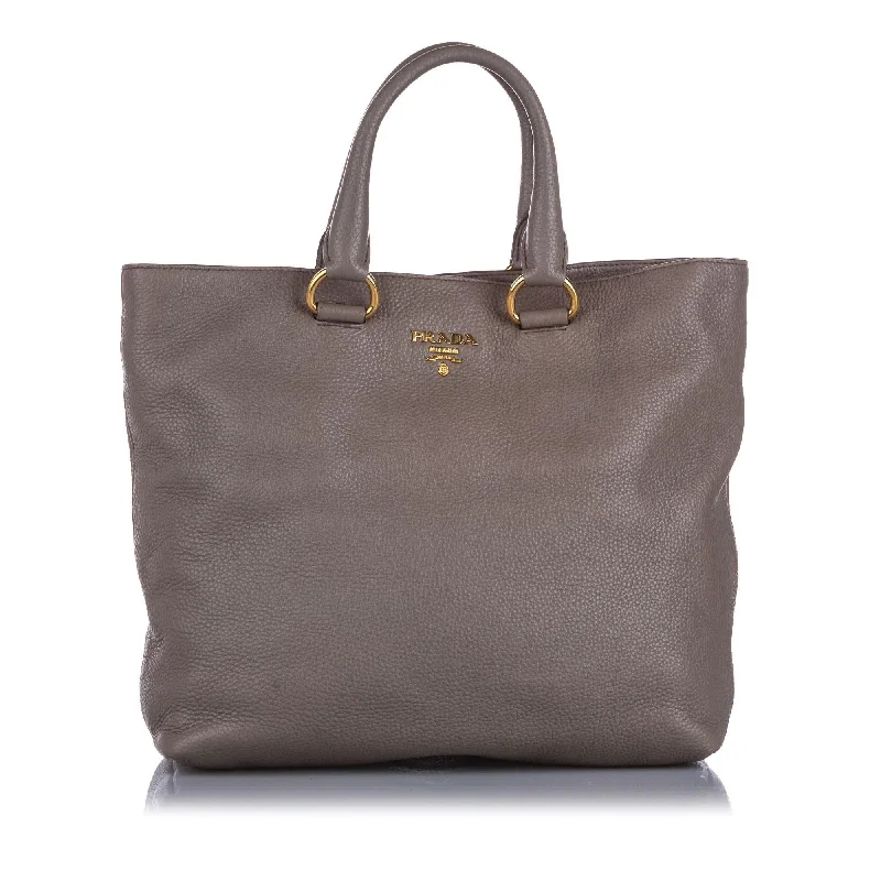 Prada Vitello Daino Tote  (SHG-12220)