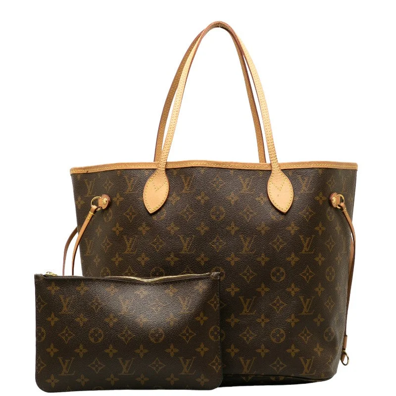 Louis Vuitton Monogram Neverfull MM Shoulder Bag Tote Bag M40995