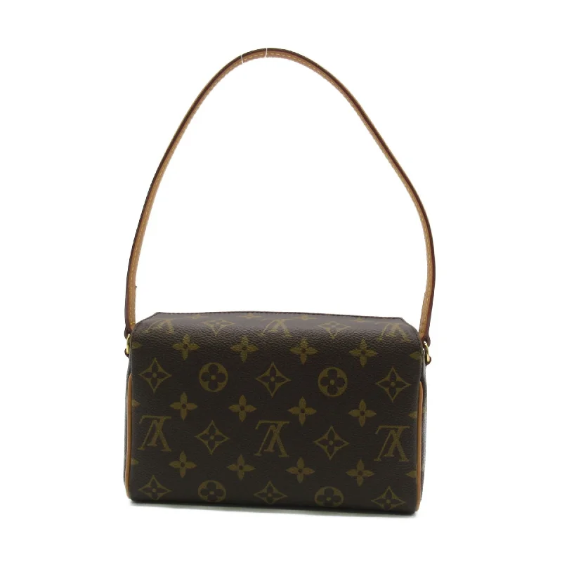 LOUIS VUITTON Recital handbag Brown Monogram PVC coated canvas M51900