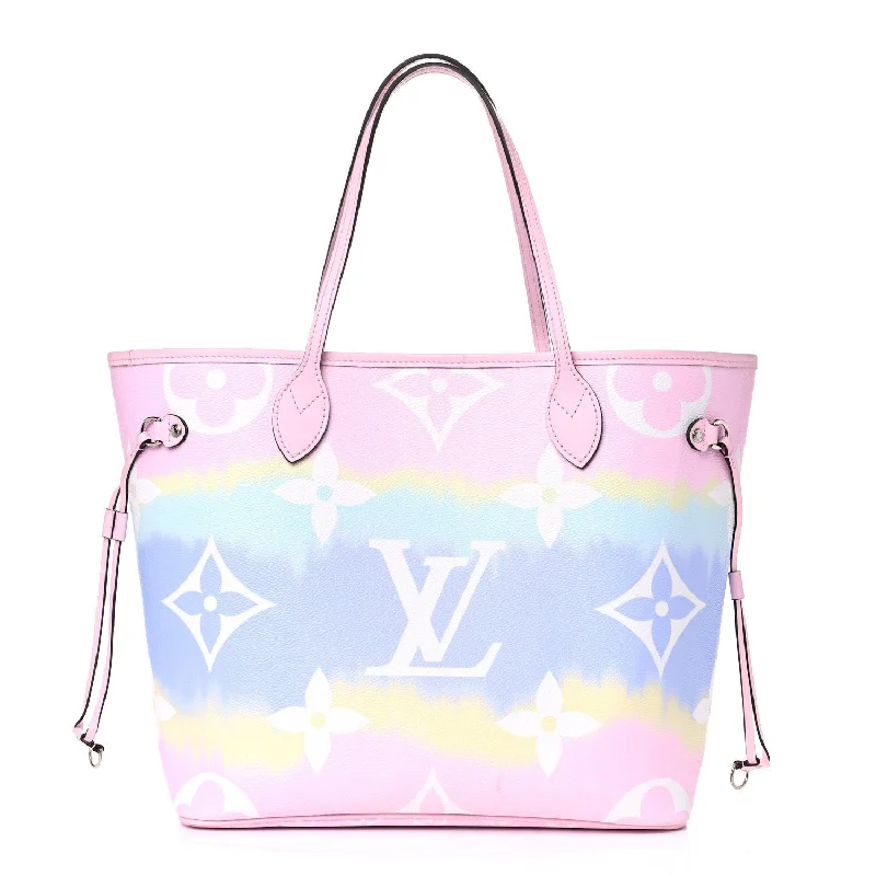 LOUIS VUITTON Monogram Escale Neverfull MM Pastel