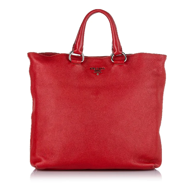 Prada Vitello Daino Tote Bag (SHG-20751)