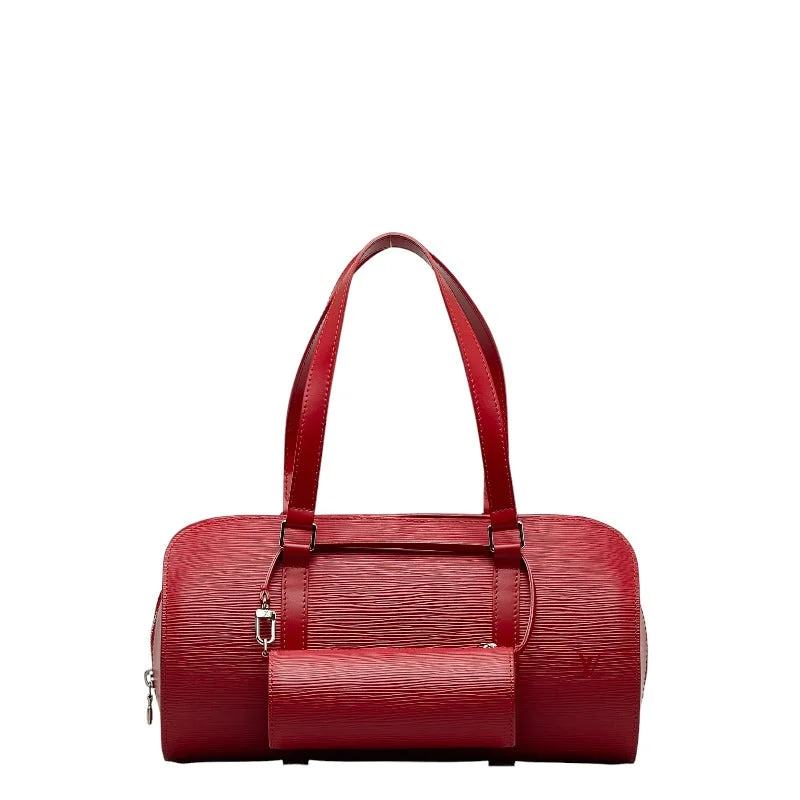 Louis Vuitton Epi Souffro Handbag M52227 Castilian Red