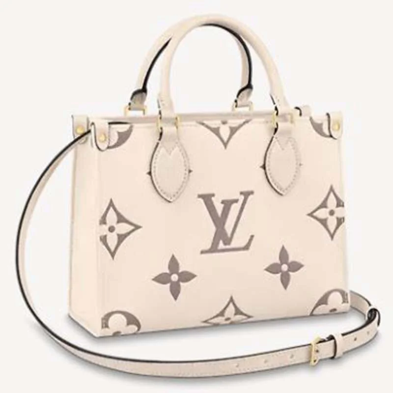 Louis Vuitton LV Women Onthego PM Tote Monogram Empreinte Cowhide Leather