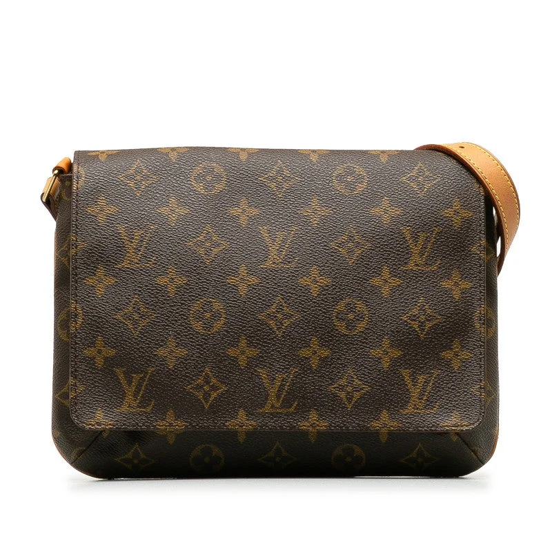 Louis Vuitton Monogram Musette Tango Short Shoulder Bag M51257 Brown