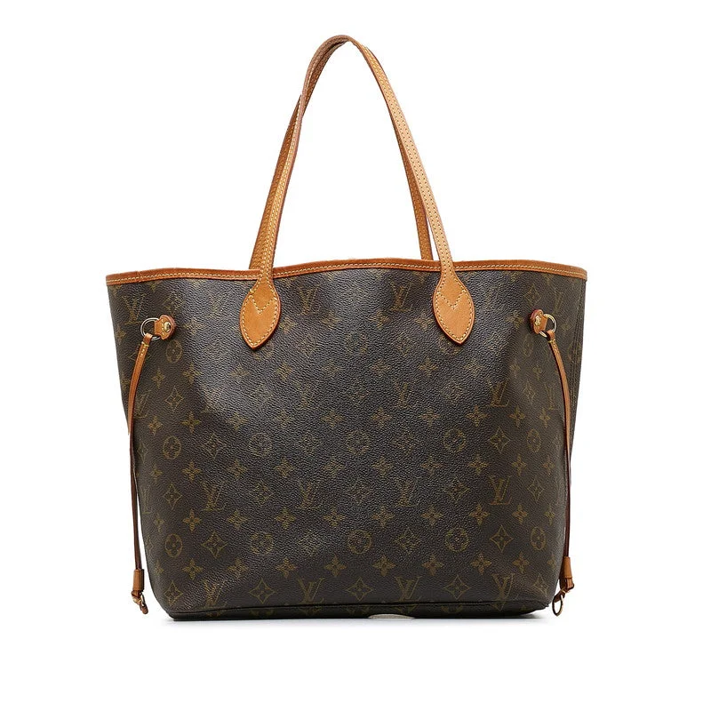 Louis Vuitton Monogram Neverfull MM Shoulder Bag Tote Bag M40156