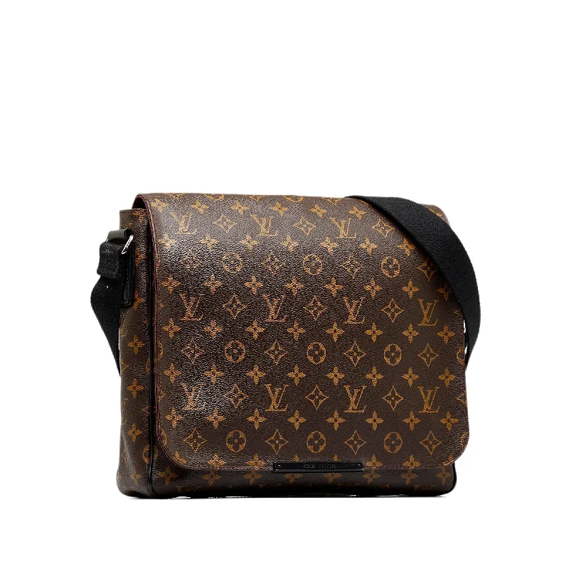 LOUIS VUITTON Monogram Macassar District MM Crossbody Bag