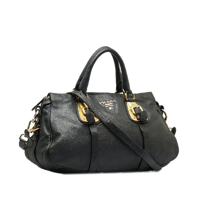 Prada Vitello Daino Satchel (SHG-DWxQmb)