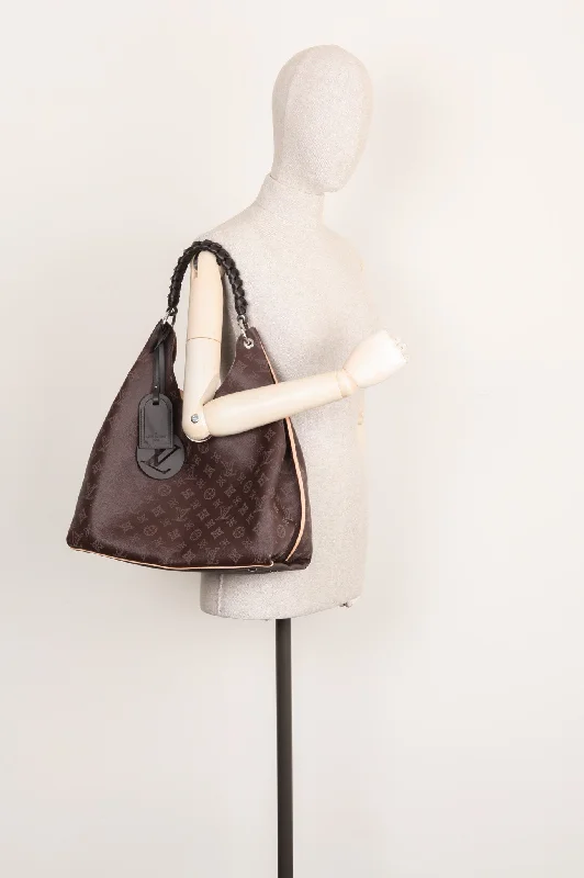 LOUIS VUITTON 2020 Carmel Mahina Bag Chocolate