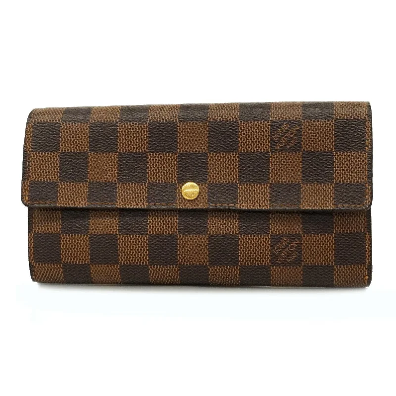 Louis Vuitton Long Wallet Damier Portomone Credit N61724