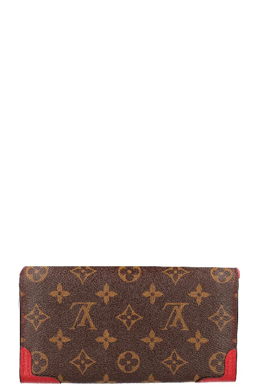 LOUIS VUITTON  Sarah Wallet Retiro MNG & Red