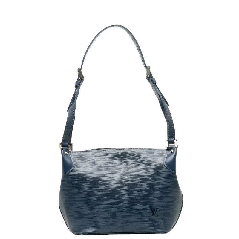 Louis Vuitton Epi Shoulder Bag Leather Blue M58932