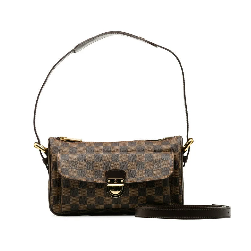 Louis Vuitton Damier Ravello GM N60006 Shoulder Bag PVC Leather Brown