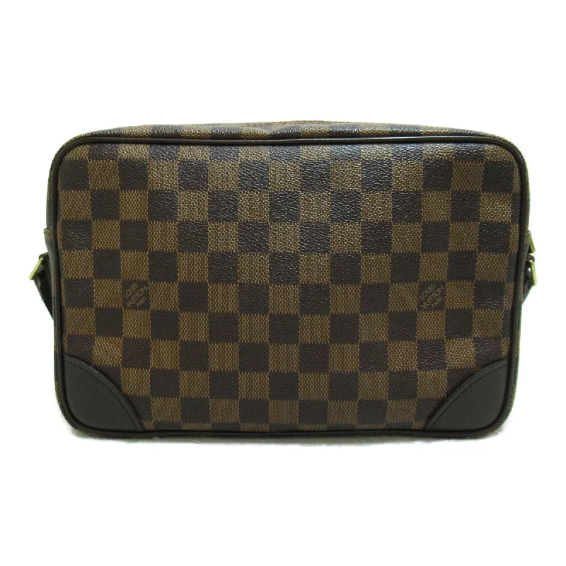 LOUIS VUITTON Trocadero 27 Brown Ebene Damier PVC coated canvas N48085