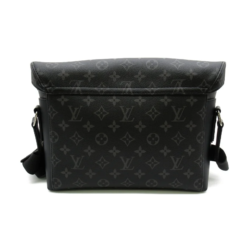 LOUIS VUITTON Messenger voyage PM Black PVC coated canvas M40511