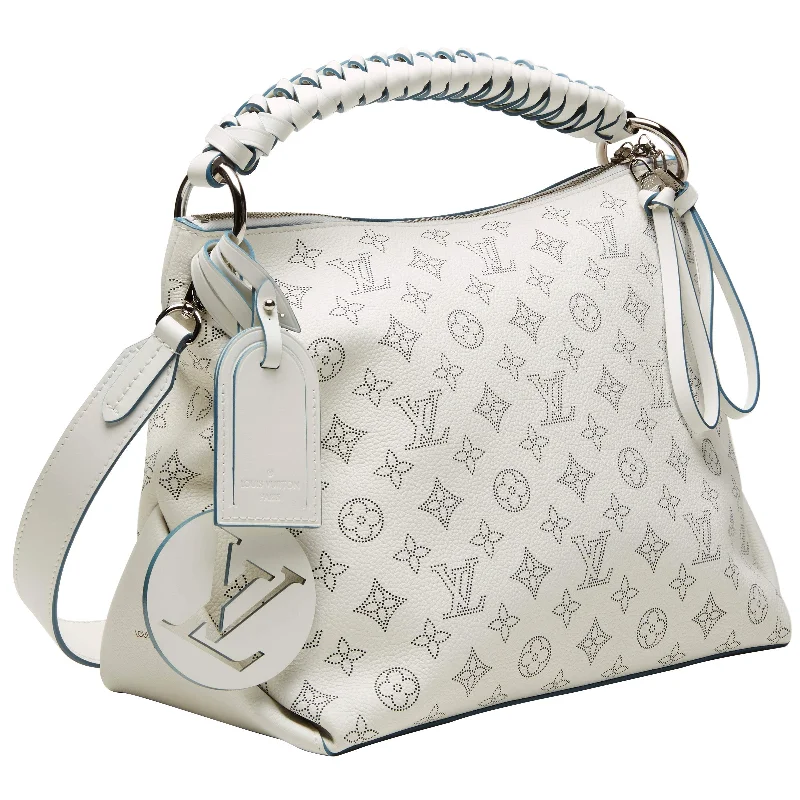 LOUIS VUITTON SNOW MAHINA BEAUBOURG HOBO MM BAG