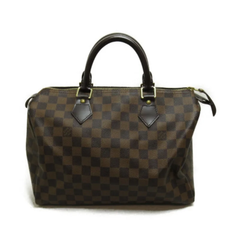 LOUIS VUITTON Speedy 30 Brown Ebene Damier PVC coated canvas N41531