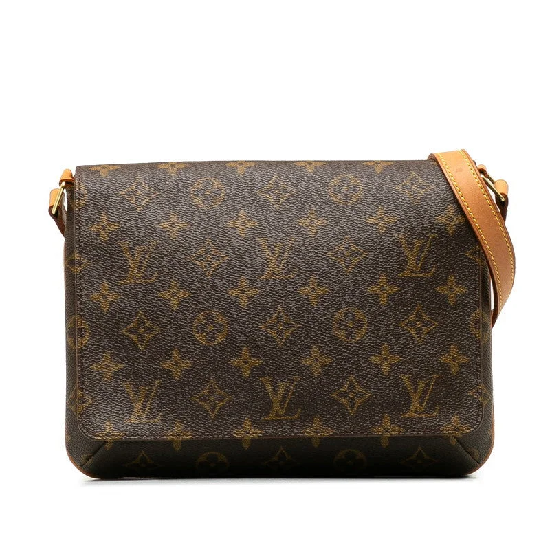 Louis Vuitton Monogram Musette Tango Short Shoulder Bag M51257 Brown