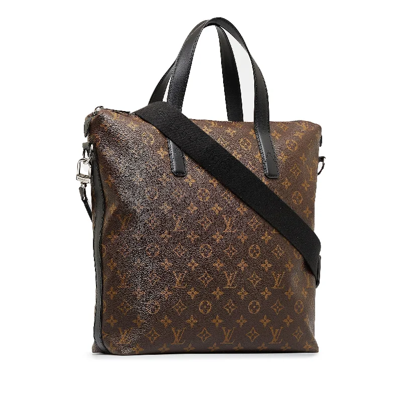 LOUIS VUITTON Monogram Macassar Davis Satchel