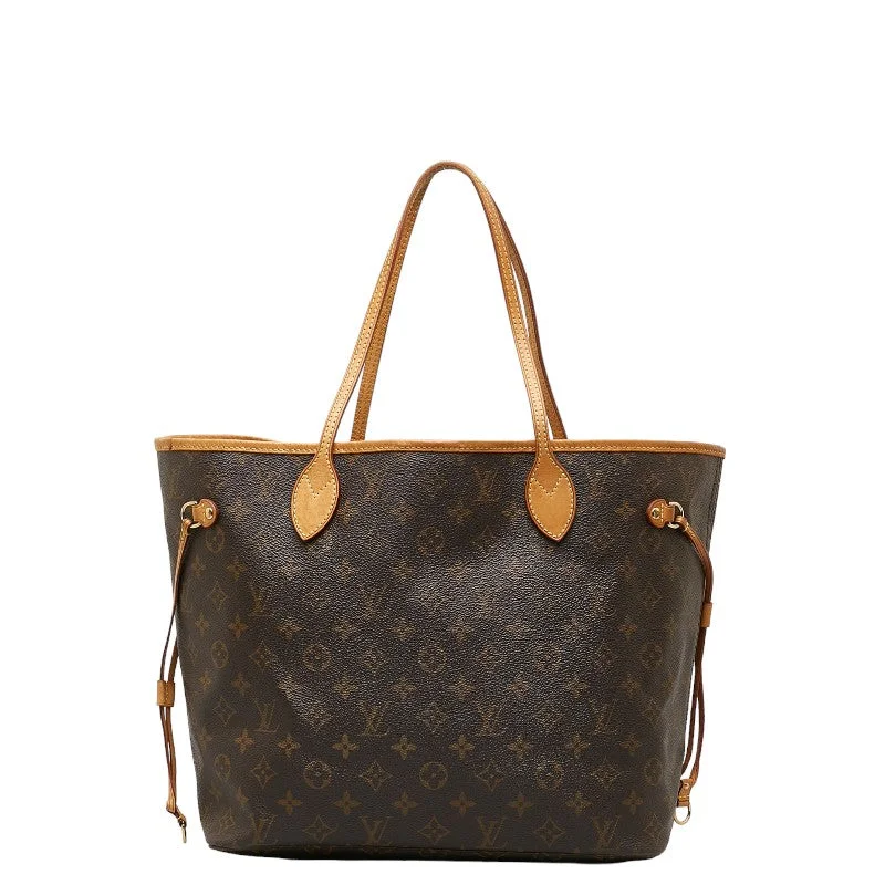 Louis Vuitton Monogram M40156 Neverfull Tote Bag PVC/Leather Brown