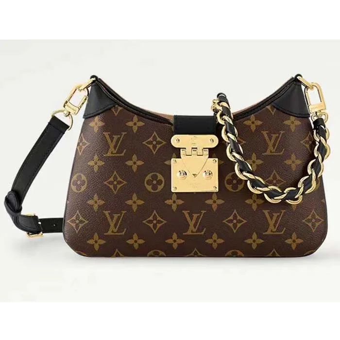 Louis Vuitton Women LV Twinny Monogram Reverse Coated Canvas Cowhide Leather