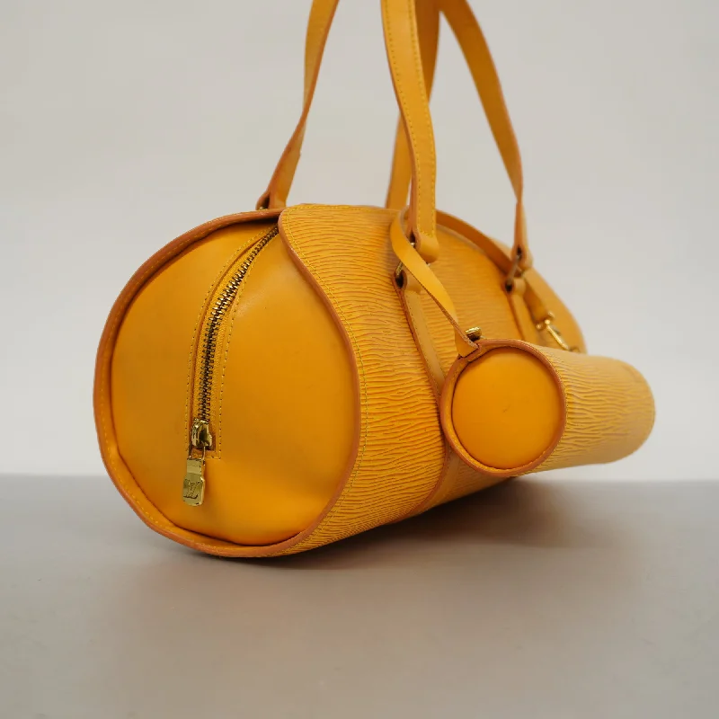 LOUIS VUITTONAuth  Epi Soufflot M52229 Women's Handbag Jaune